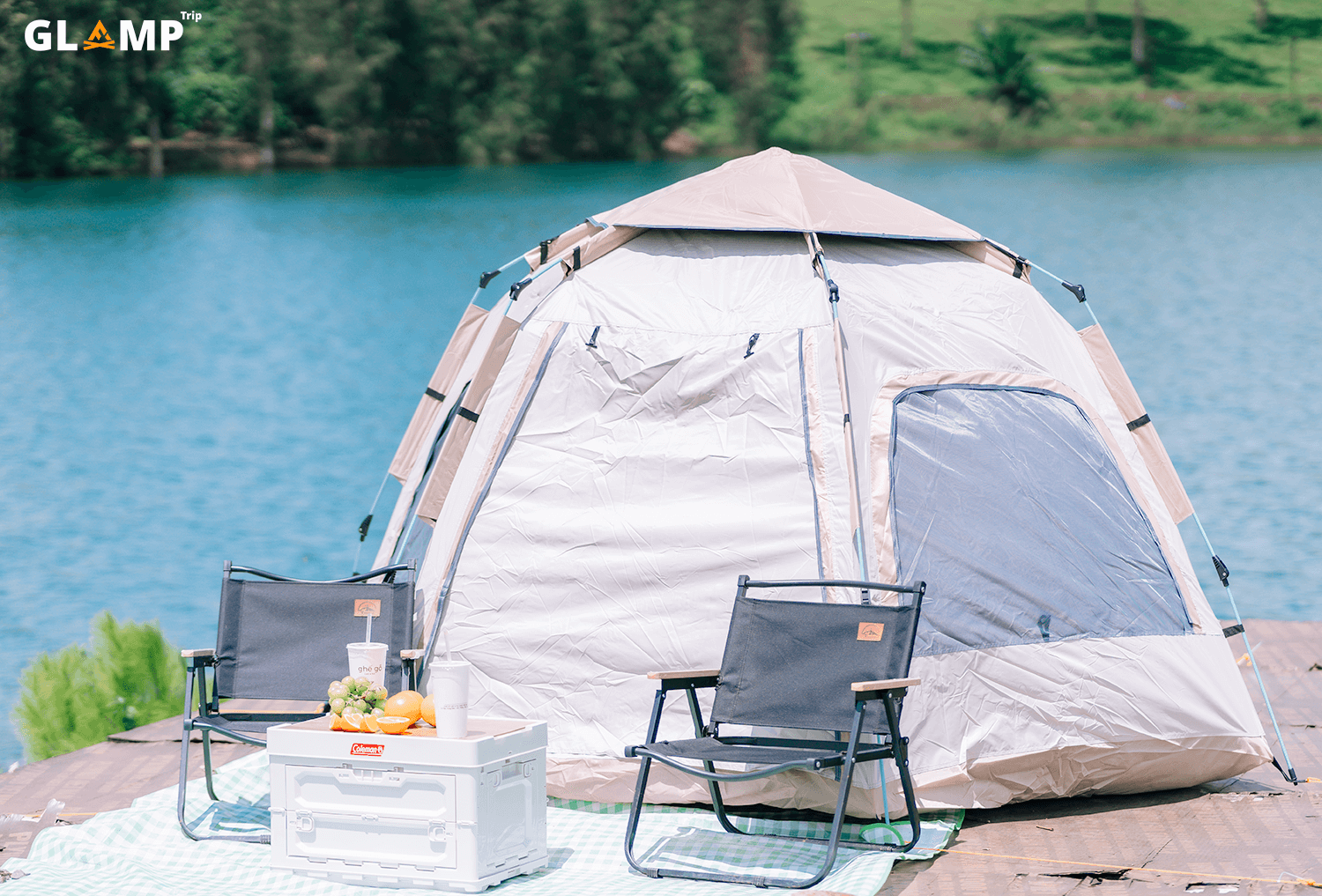 [CHO THUÊ_LTB2] Lều Tự Động Lục Giác Cao Cấp 2 Lớp Chống Nước